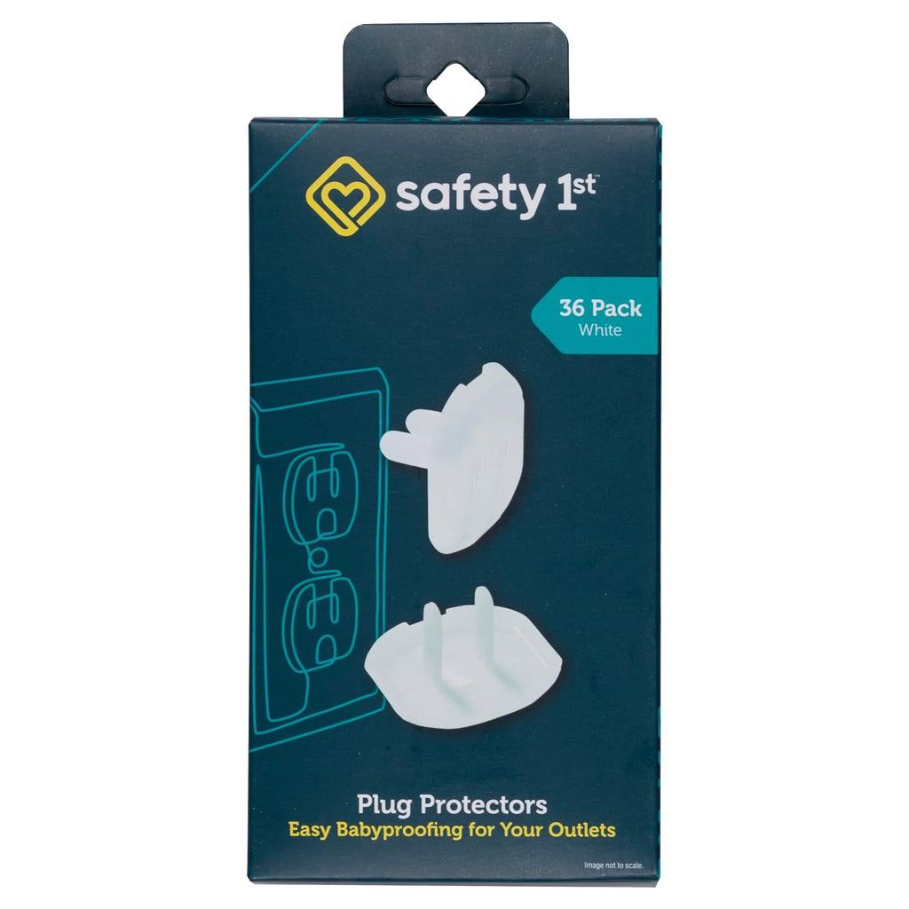 Safety 1st Baby Proof Outlet Covers - Secure Electrical Plug Protectors | 36 Count