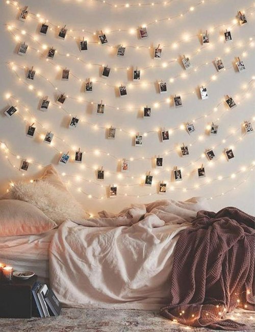 Fairy String Lights by 17Ft | 50 LED with Clear Clips - Ideal for Dorm, Bedroom & Wedding Decor