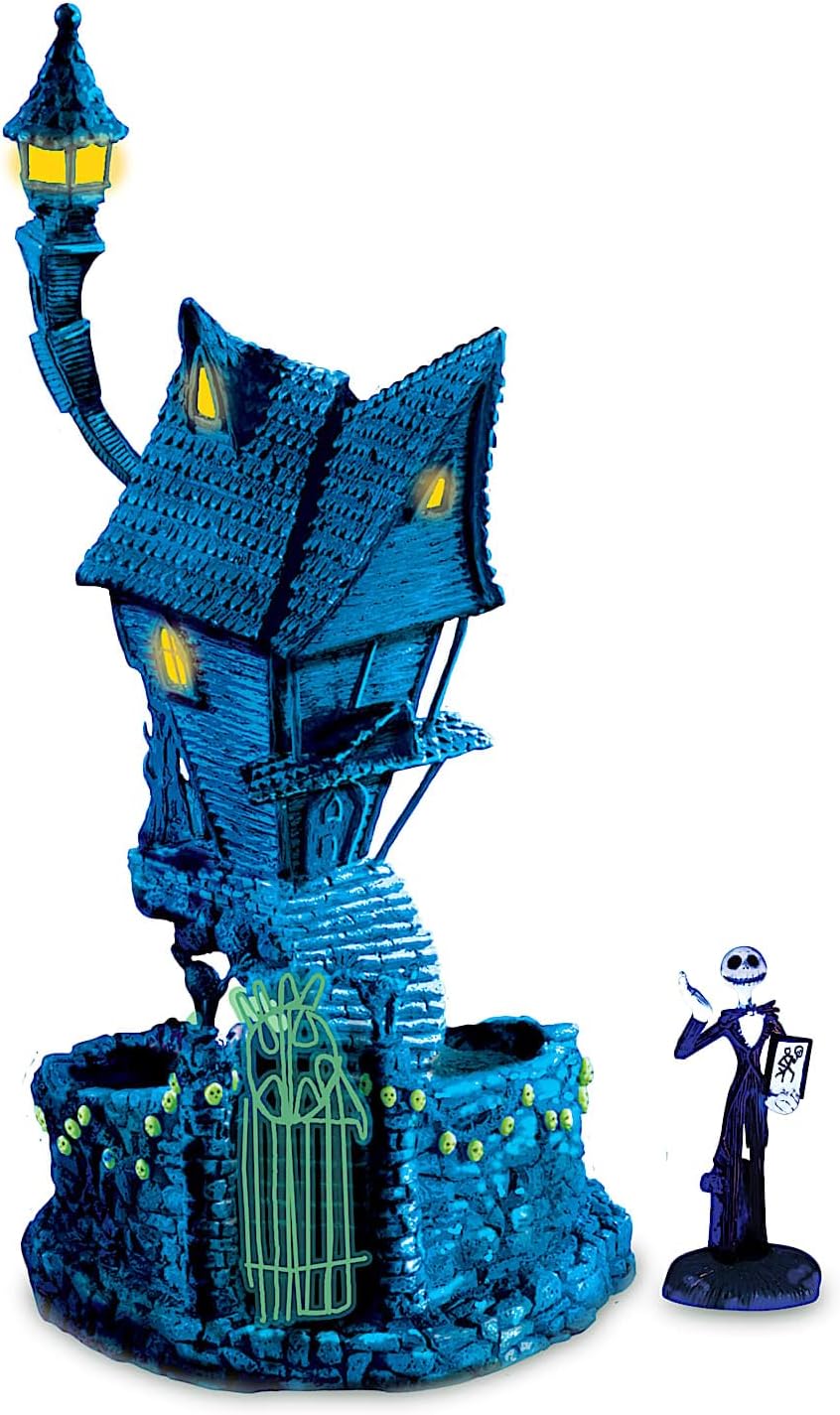 Regine Switzerland Black Light Village Set - The Nightmare Before Christmas Theme