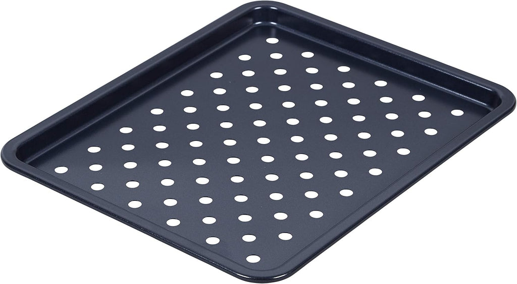 Wilton Diamond-Infused Nonstick Baking Set - 4 Piece Navy Blue Bakeware for Small Batches, Durable & Dishwasher Safe