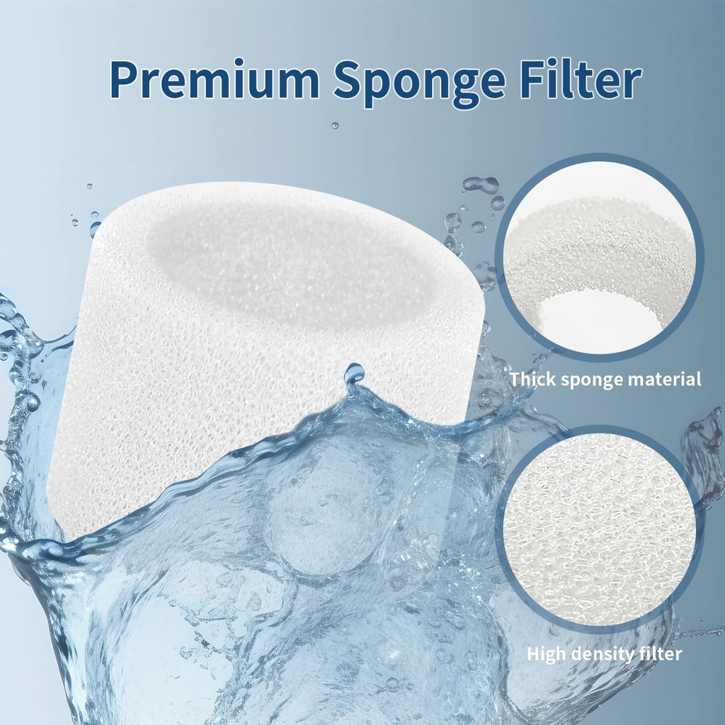 30-Pack Top Fill Humidifier Replacement Filter Compatible with LEVOIT Humidifiers Model Classic160, Dual150, Dual200S, Classic300(S), LV600S, OasisMist450S, Superior 6000S Capture Particles