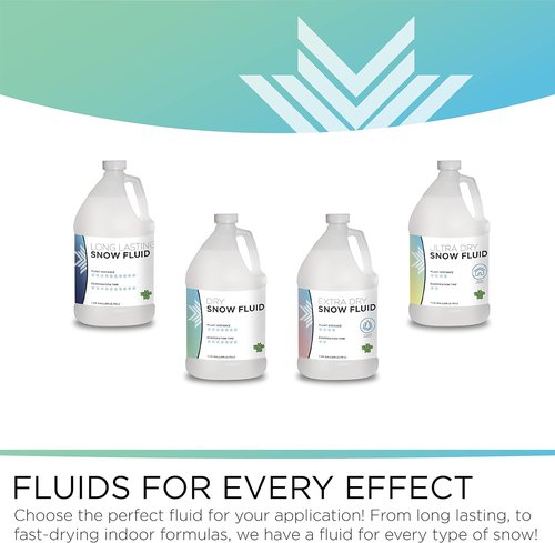Froggy's Flakes Snow Machine Fluid - Extra Dry Formula for 30 Feet Float | 1 Gallon
