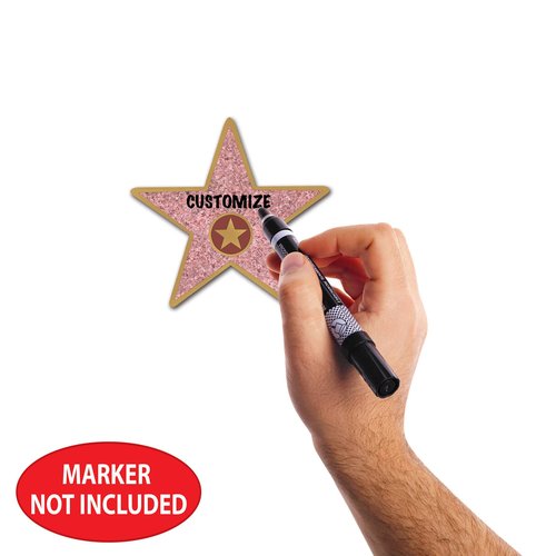 Beistle Mini “Star” Cutouts – 30-Count Double-Sided Cardstock Stars for Awards Night & Hollywood VIP Theme Parties – Customizable – Celebrity Event Decorations, 5"