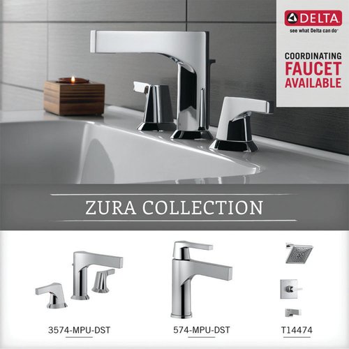 Delta Faucet Zura -towel Ring, Chrome, -bathroom-Accessories, 77446