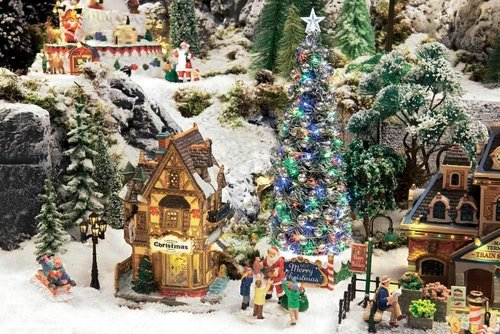 Lemax Sledding with Dad Figurine - Charming Winter Scene | Perfect Holiday Decor