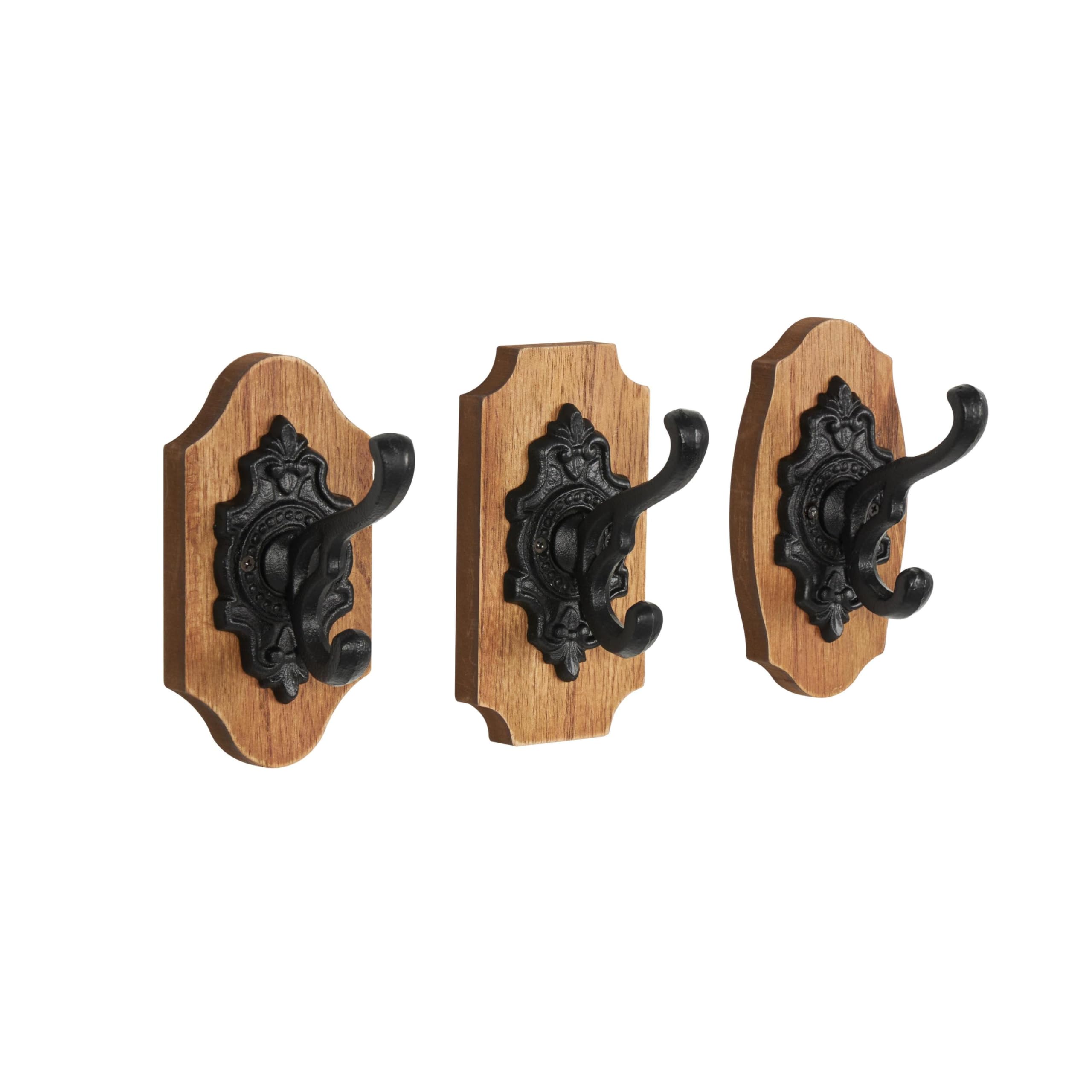 Metal Dog Wall Hooks 19"W, 5"H - 55513