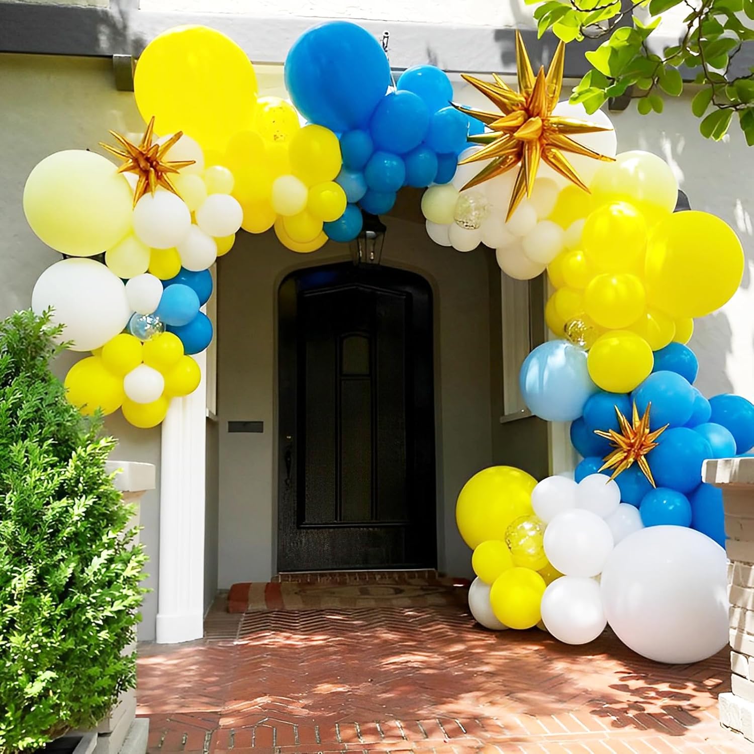 Voircoloria Yellow Balloons - 66 Pack of 12-Inch Latex Balloons for Graduation, Weddings & Parties
