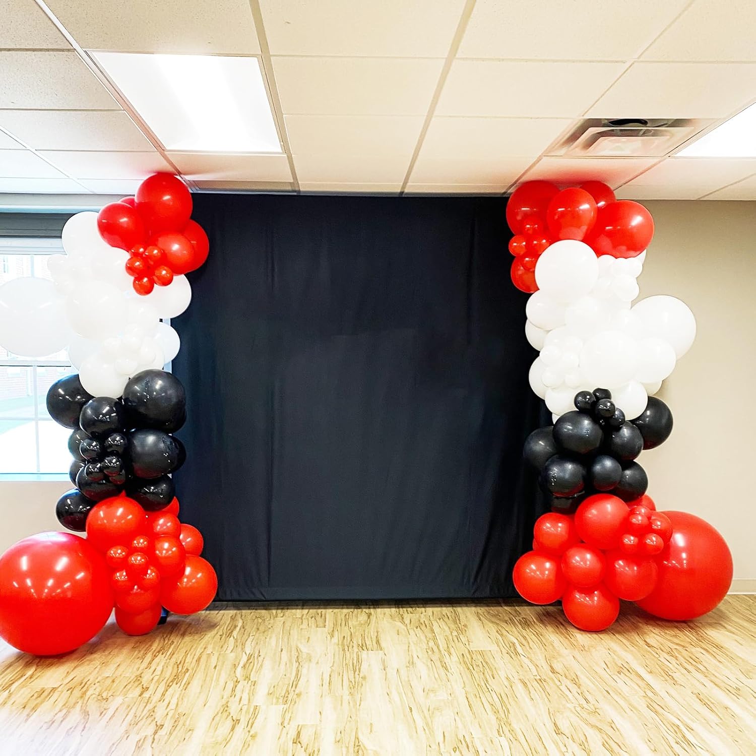 Voircoloria Black Balloons - 66-Pack 12-Inch Latex Balloons for Weddings, Birthdays & Celebrations