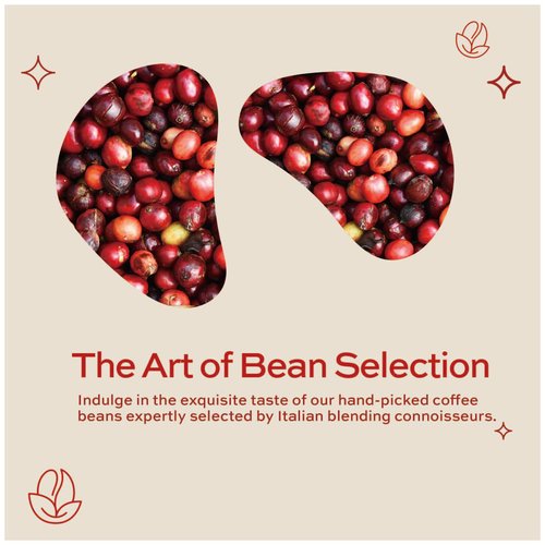 Kimbo Espresso Napoli Whole Beans 12 Oz Bag - Blended and Roasted in Italy - Medium to Dark Roast with Pleasant Floral Flavors