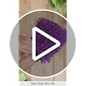 Fabuloso Microfiber Cleaning Mitt - Reusable Dusting Glove, Purple
