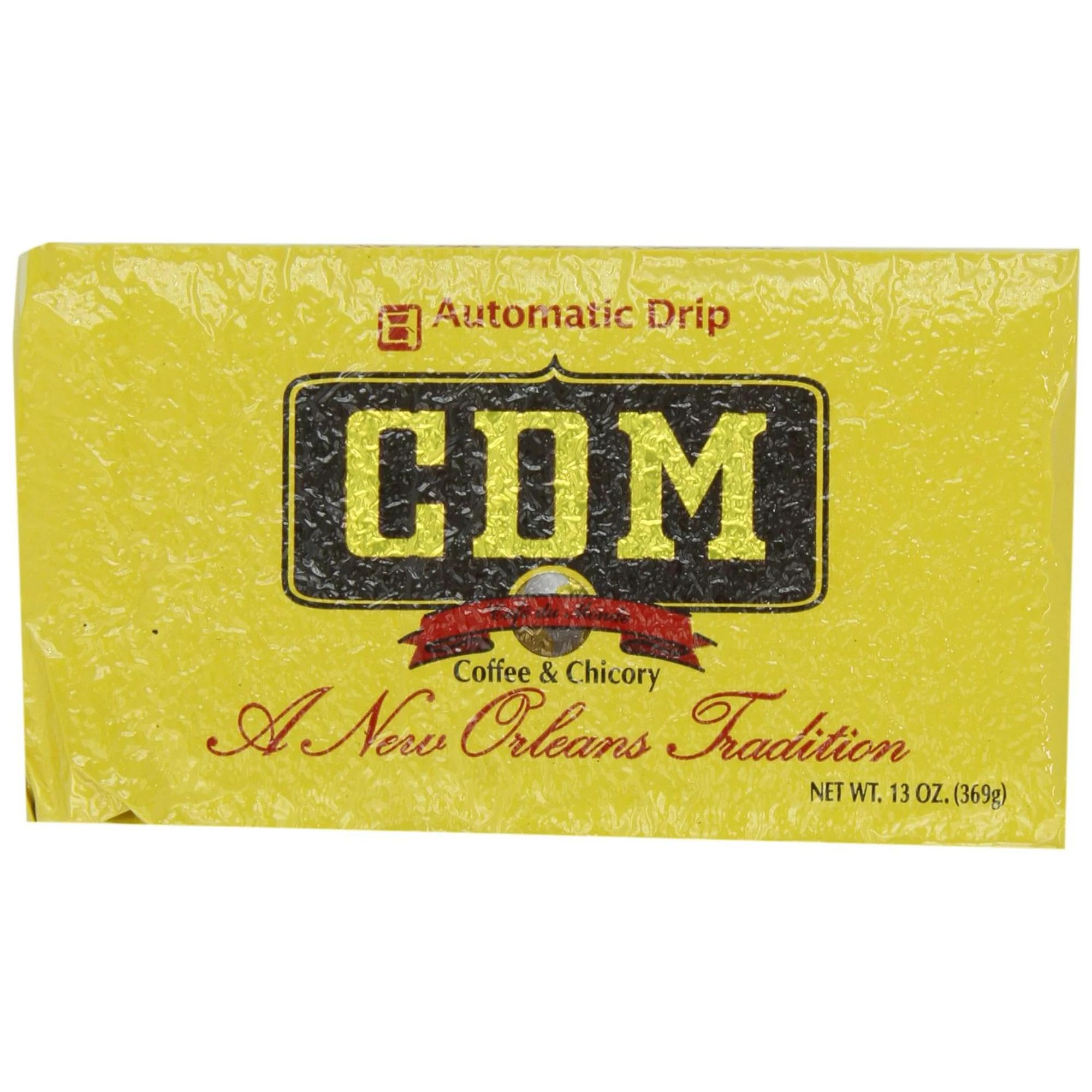 CDM Ground Coffee & Chicory Automatic Drip, 13oz Bag (Pack of 12)