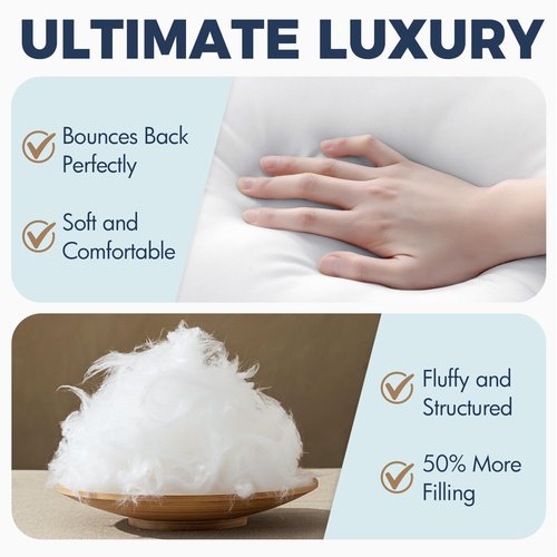 MIULEE 14x36 Synthetic Down Alternative Pillow Insert, Fluffy Soft Throw Pillow for Couch Bed Sofa Plush Luxury Lumbar Support