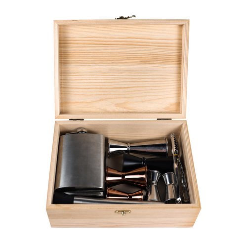 Almagic Unfinished Wood Box with Hinged Lid 1 Pack - 10.6" x 7.6" x 4.3" Smooth Unpainted Wooden Storage Box for Crafts, Jewelry, DIY Painting, Gift Packaging - Lightweight & Warp-Resistant