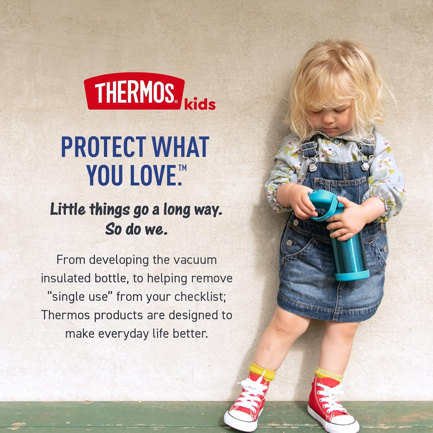 THERMOS FUNTAINER Water Bottle - 12 Ounce Kids Stainless Steel Vacuum Insulated with Straw | Batman Design