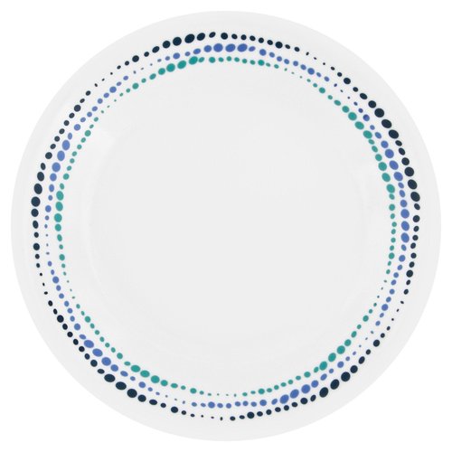 Corelle Ocean Blues Chip and Break Resistant Dinner Set for 4 Person, Blue, 12-Piece
