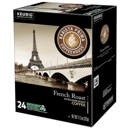 Barista Prima Coffee House French Roast Darkest Roast Coffee 24 K-Cups 96 count
