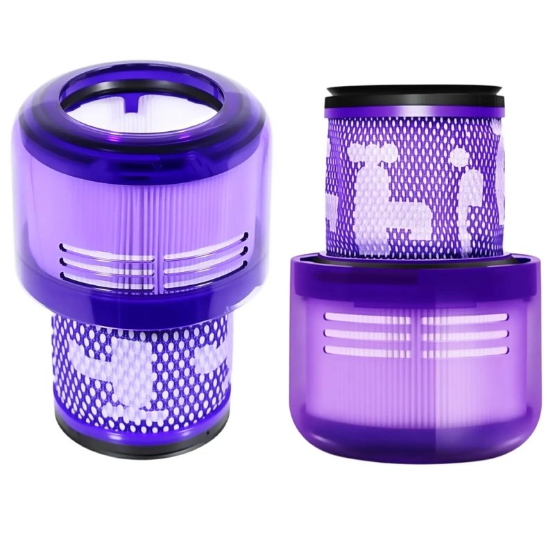 2Pack Vacuum Filters for Dyson V11 V15 Cordless Vacuums V11 Origin V11 Torque Drive V11 Animal V11 Complete V11 Extra V15 Detect SV14, SV15, SV17, SV22, SV47 2 Pack (Part # 970013-02 & 970013-03)