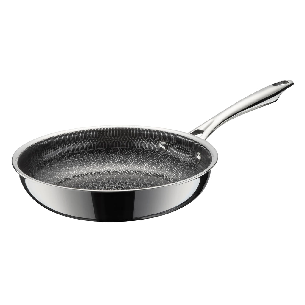 Cuisinart FusionElite+ Hybrid Tri-Ply Stainless Steel Skillet, 8″ Skillet Frying Pan with PURELYSEAR Ceramic Technology, Scratch Proof, Cool Grip Handles, Dishwasher Safe