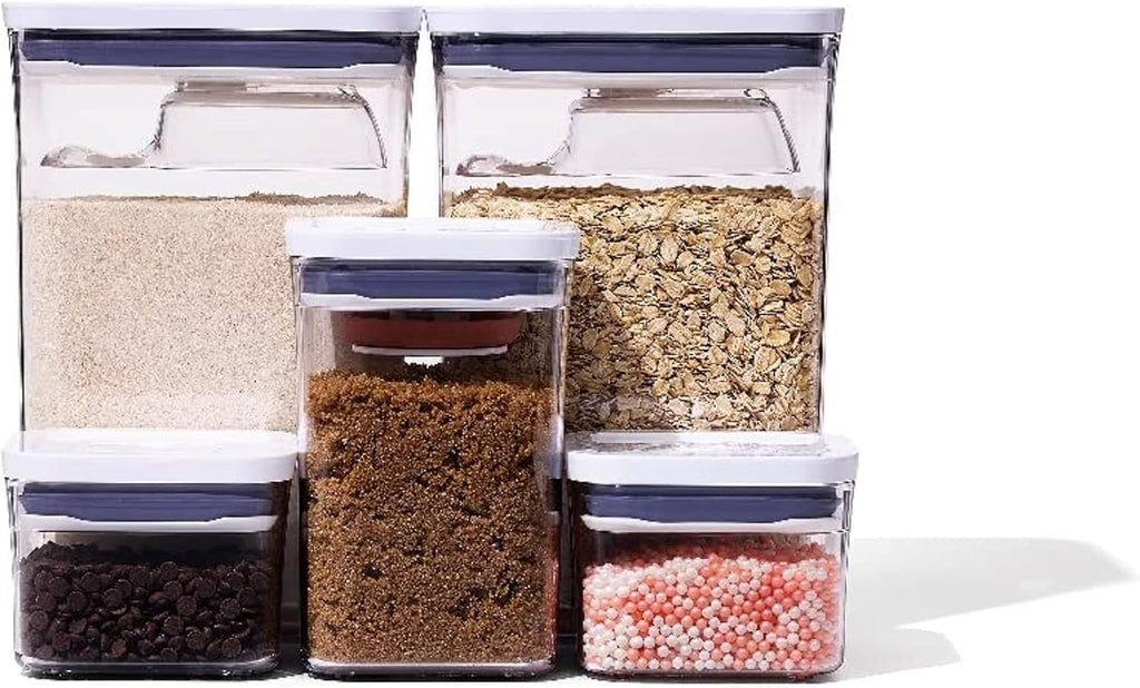 OXO Good Grips 8-Piece Baking Essentials Set - Airtight Storage Containers for Freshness