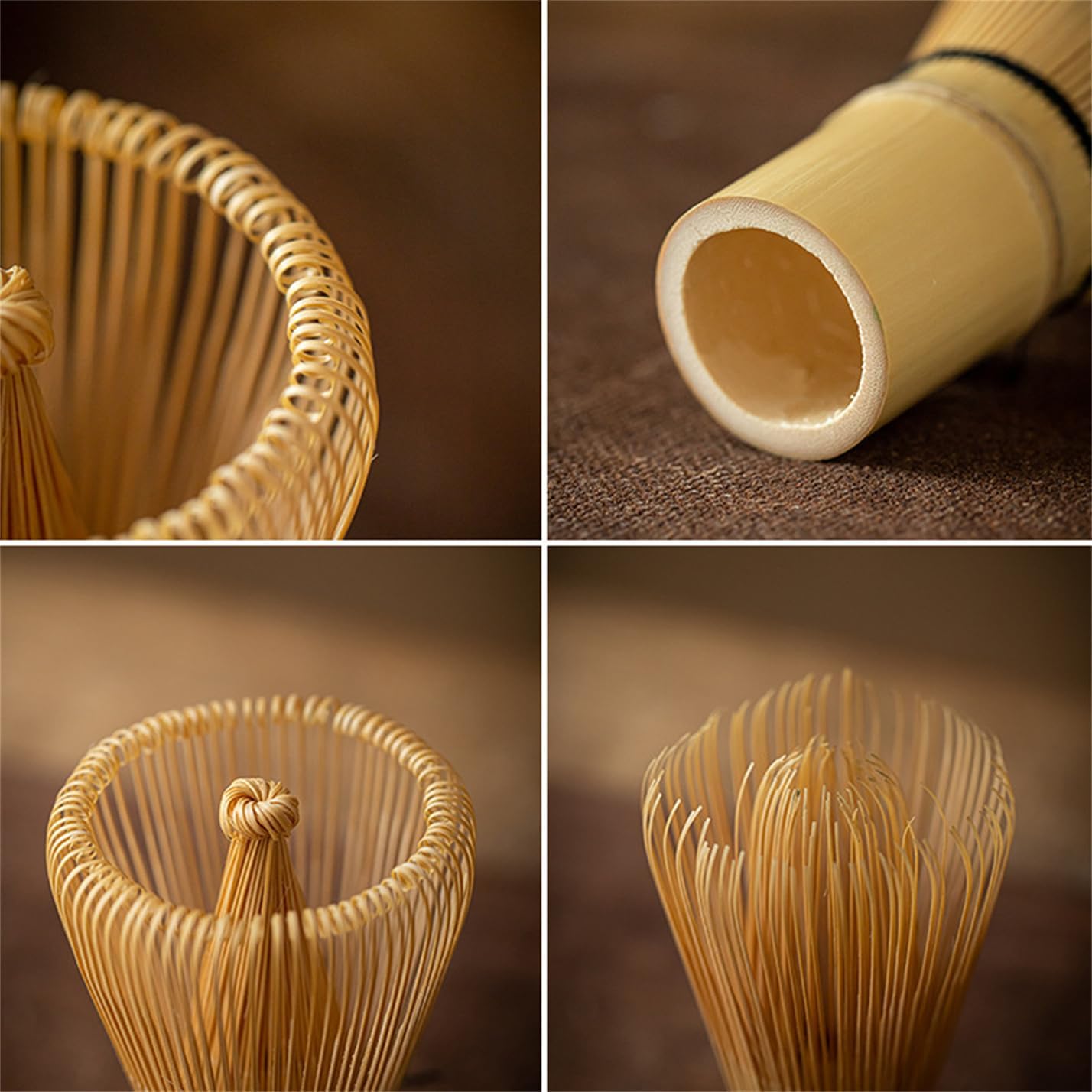 Matcha Whisk - Handcrafted Organic Bamboo Chasen for Authentic Tea Preparation | 100-Prong Stirrer