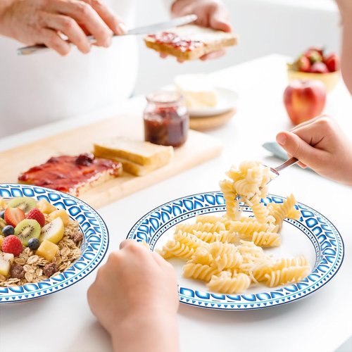 Clawsoff Heavy Duty 8.5-Inch Paper Plates - 280 Count, Soak Proof Disposable Dinner Plates for Parties & Picnics