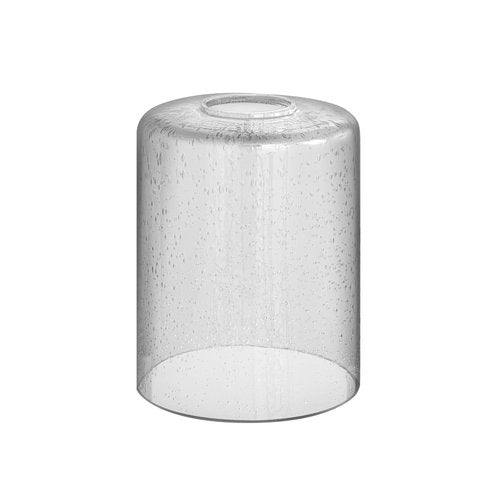 Aspen Creative 23657-61-1,Clear Seeded Glass Shade For Lighting fixture/Vanity Light/Wall Light/Pendent,Size:4-7/8"D x6"H