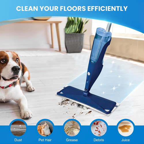 50 Pack Disposable Microfiber Cleaning Mop Pads for Bona Mop Series, Heavy Duty Disposable Sweeping Pad Replacement Refill