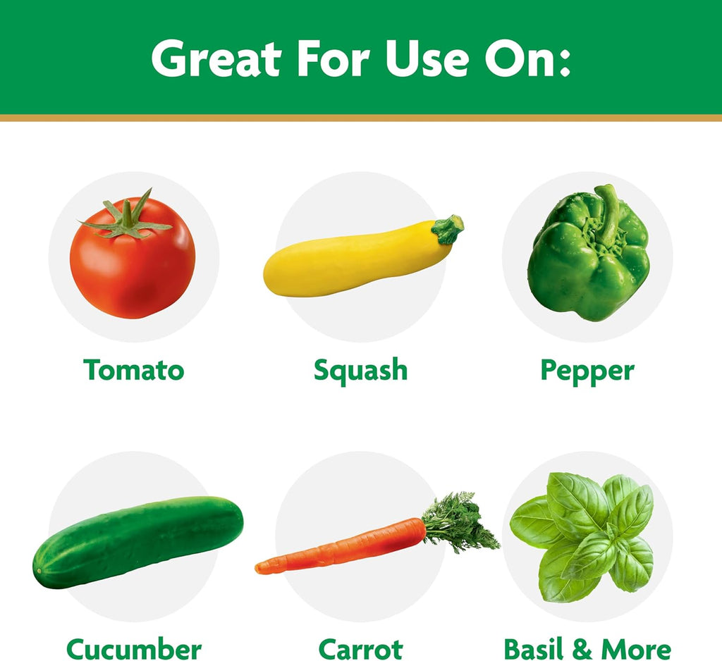 Miracle-Gro Water-Soluble Plant Food - Boost Vegetable & Herb Growth - 2 lbs Fertilizer for Tomatoes, Squash, Peppers, Cucumbers