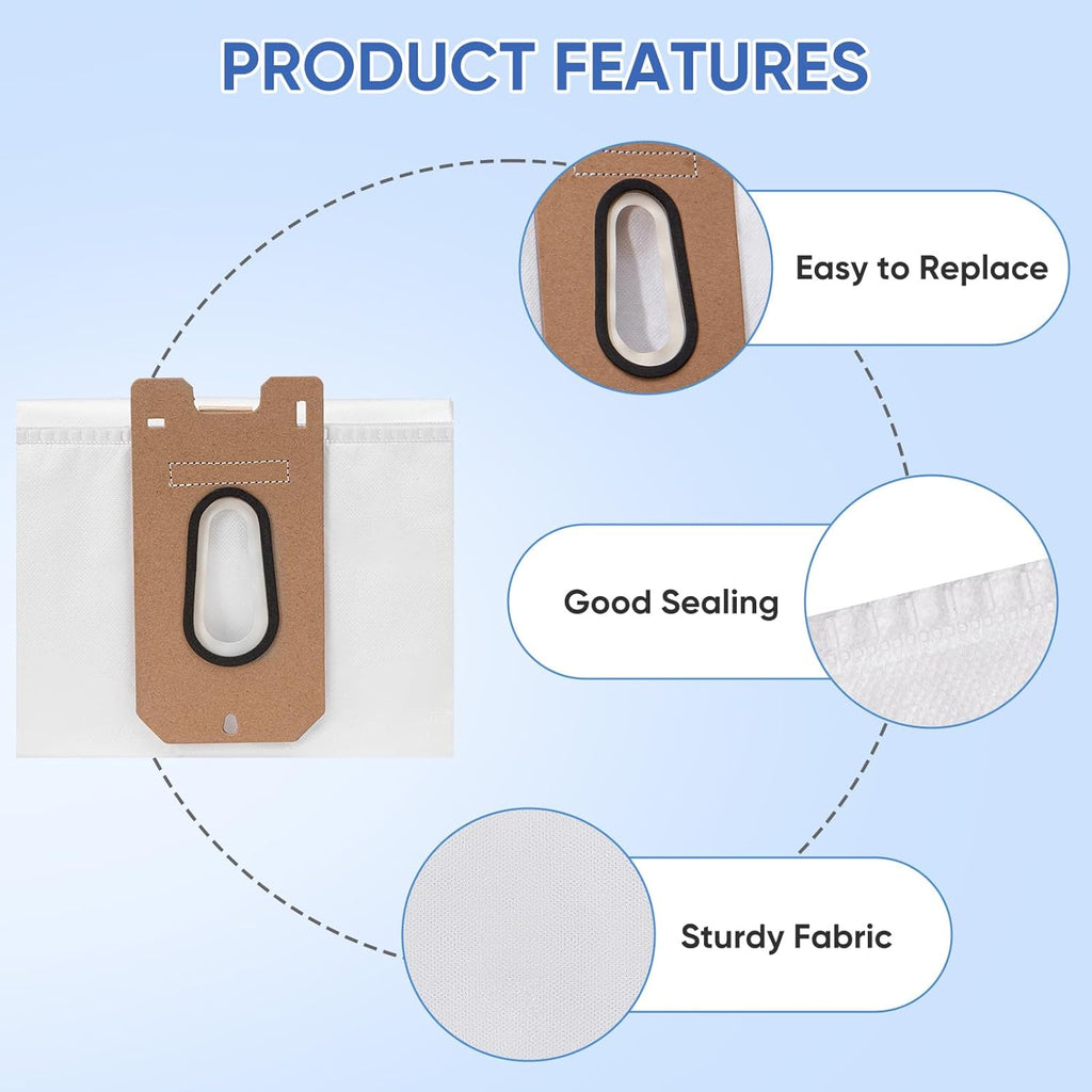 Vacmaster | 10-Pack Replacement Vacuum Bags - Compatible with UB0402 & Kenmore BU1001 B200 Series