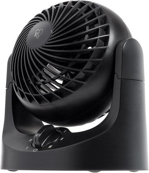 IRIS USA WOOZOO Mini Desk Fan - 3 Speed Air Circulator with 112° Adjustable Tilt & Quiet Motor - Black