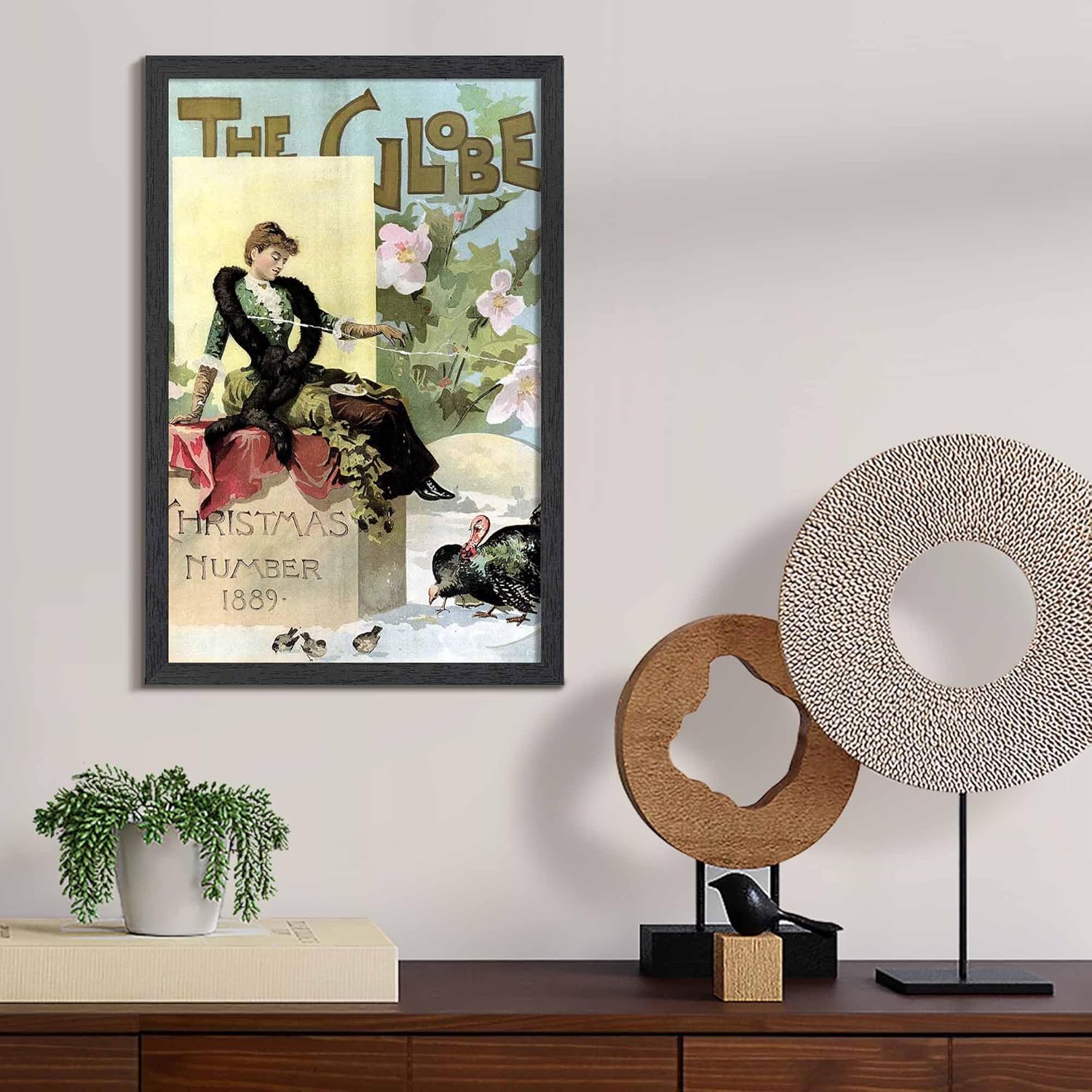 Upsimples 11x17 Picture Frame - Stylish Black Wall Gallery Frame for Photos | Durable Engineered Wood