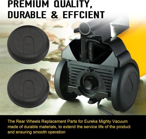 Eureka 15409-119N Vacuum Rear Wheels - Replacement Parts for Mighty Mite 3600 Series | 2-Pack