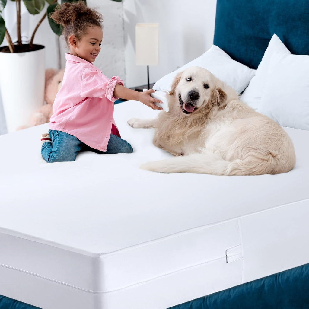 Utopia Bedding Mattress Protector - 100% Waterproof Bed Bug & Dust Mite Proof | Twin XL Size Encasement