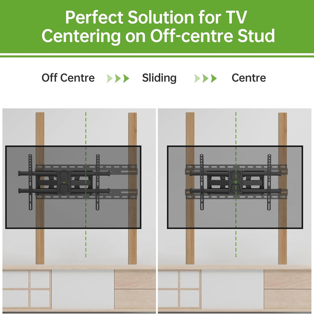 USX MOUNT TV Mount Extension Bracket - Easy Centering for 16-24 Inch Wood Studs | Max Load 154LBS