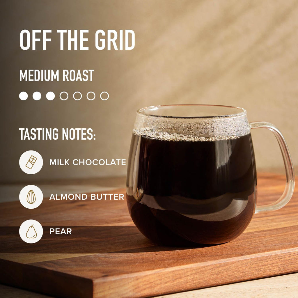 Peet's Coffee - Medium Roast Ground Coffee | 100% Arabica Off the Grid Blend, 10.5 Ounce Bag