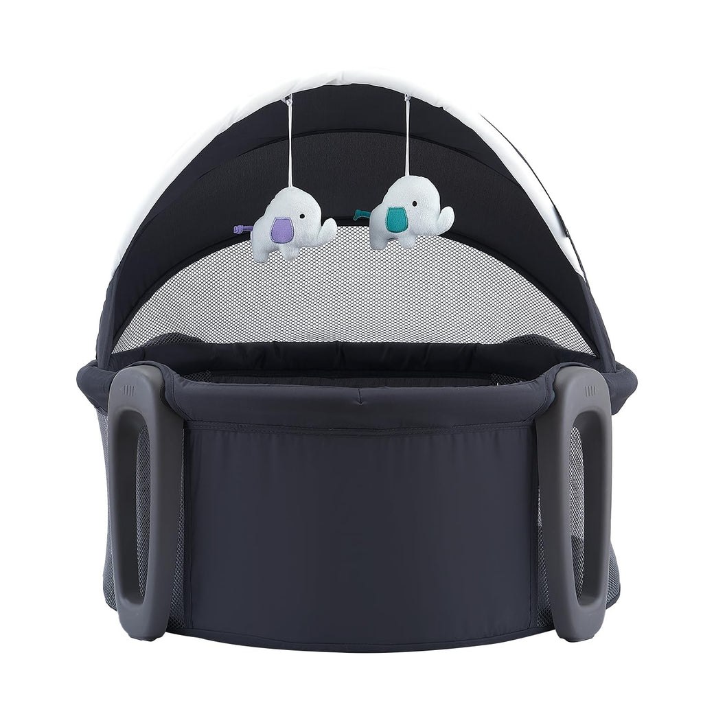 Pamo babe Portable Bassinet and Play Space Baby Dome Travel Crib for Newborn