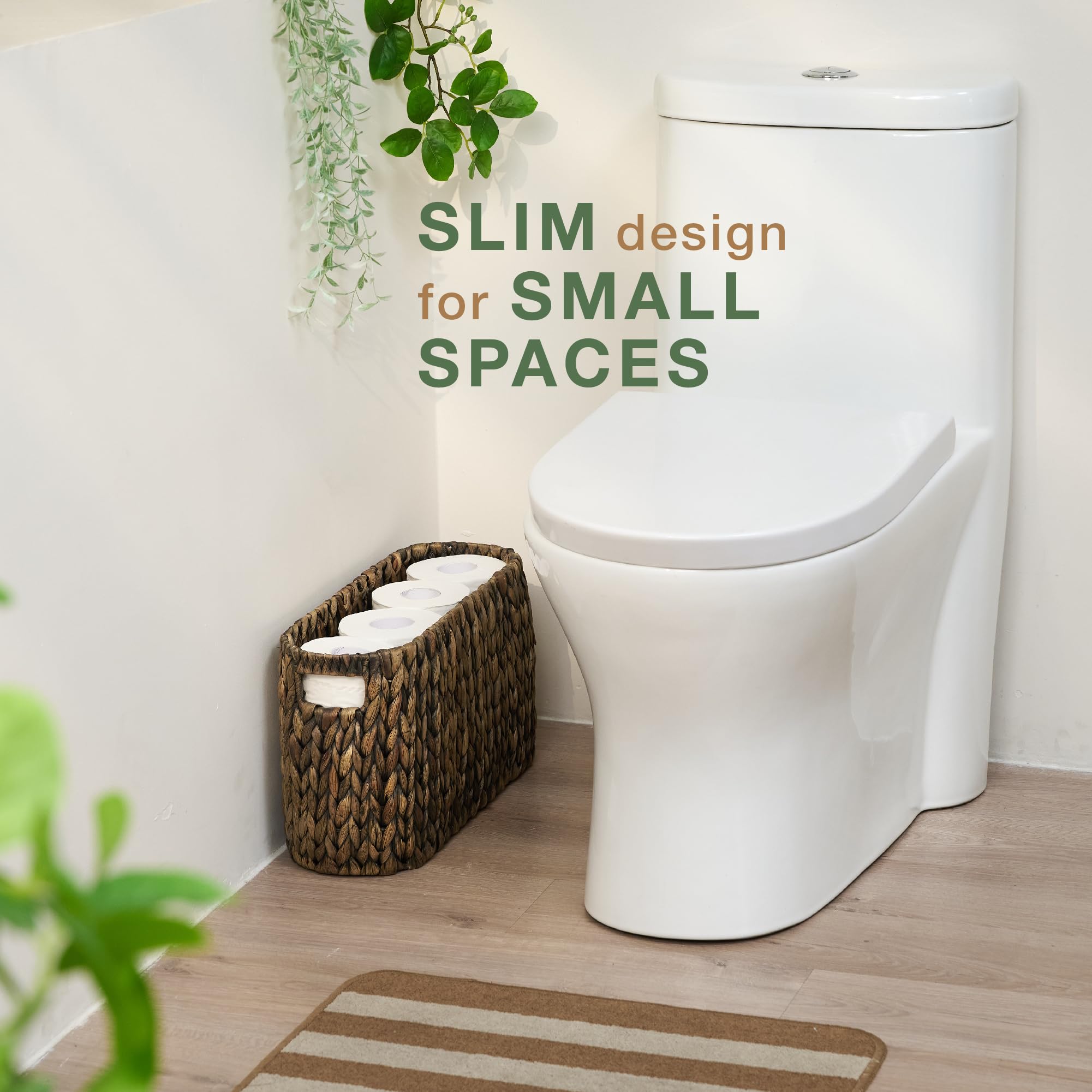 Black Toilet Paper Storage Basket