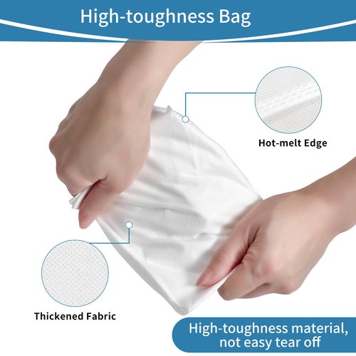 SUNRRA 6 Bags + 2 Belts Vacuum Bags Compatible with Kirby Vacuum Cleaner Bags, Solid Cloth Dust Bag Fit All Kirby Generation & Sentria Models, Part # 205811 204814 204811 Style F