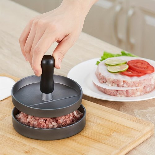 **Skiennix Hamburger Press Patty Maker - 100% Free Patty Papers | Dishwasher Safe & BPA Free Kitchen Gadget**