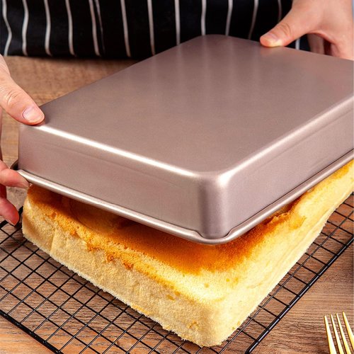 11-Inch Nonstick Baking Sheet Pans by [Brand Name] - Deep Cookie & Brownie Tray | Easy Clean & Food Safe
