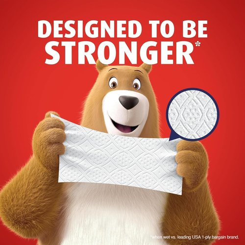 Charmin Ultra Strong Toilet Paper - Clean Touch Technology | 24 Mega Rolls (120 Regular Rolls)