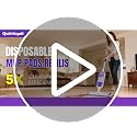 QuikMoprit 12 Pack Power Mop Refills for Swiffer - Multi-Surface Cleaning Pads