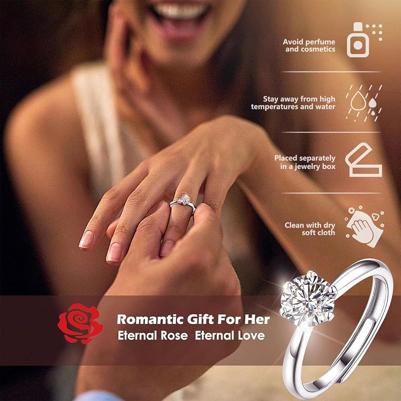 Preserved Rose Gift Box - Eternal Real Rose in Luxury Box for Her
