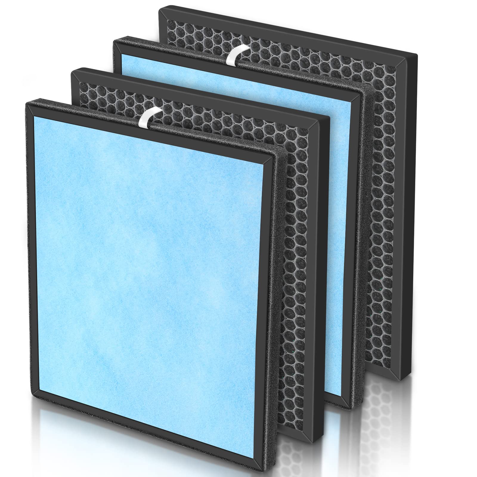 2 Set HSP001 Filter Replacements for HSP001 Smart True HEPA Air Purifier, 4 Stage Filtration of Fine Pre-Filter, Activated Carbon, Cold Catalyst and H13 True HEPA Filter