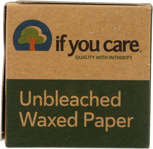 If You Care - All-Natural Unbleached Waxed Paper | 75 Sq Ft (Pack of 4) for Eco-Friendly Cooking