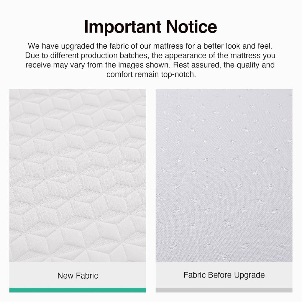 Novilla 10 Inch Queen Mattress - Memory Foam with Breathable Comfort Layer & High-Density Support for Pressure Relief