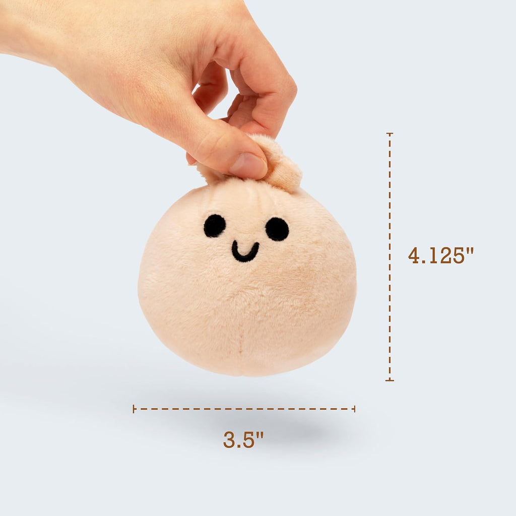 WHAT DO YOU MEME? Emotional Support Dumplings | Cuddly Plush Toy Set with 5 Dumplings & Basket for Mom