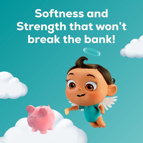 Angel Soft Toilet Paper - Soft & Strong 4 Mega Rolls | Equivalent to 16 Regular Rolls