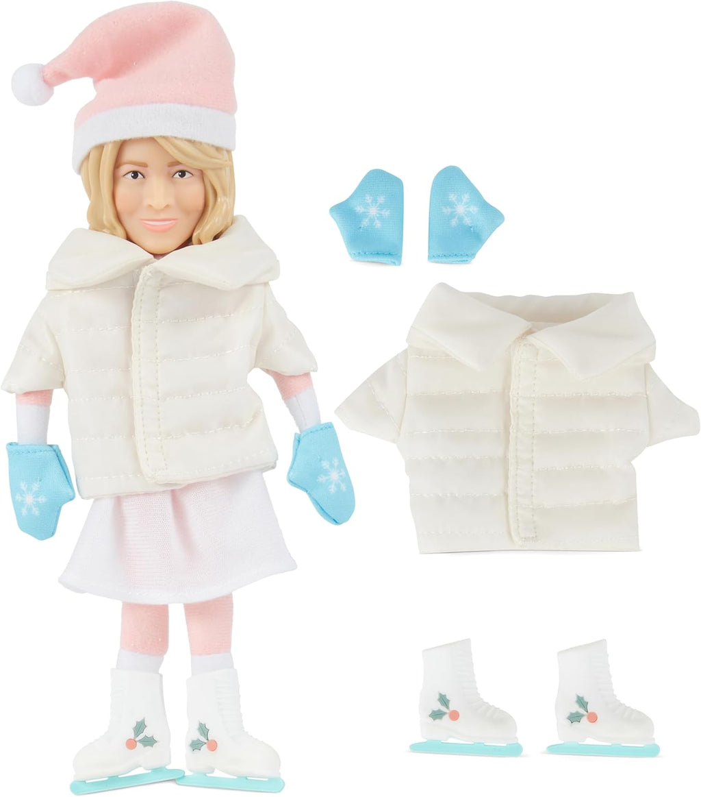Martha Stewart Ski Jacket Expansion Pack - Ice Skates & Mittens for Elf Collectibles | Perfect Secret Santa Gift