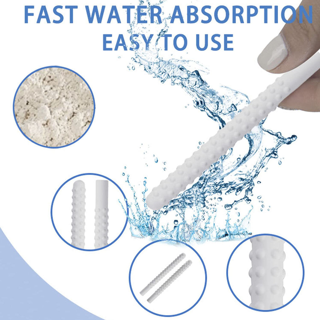 3X Reusable Drying Rods Scouring Sticks Water-Absorption Absorb Absorption Stick Laboratory Desiccant Stick Quickly Drying Stick Diatom Bump for Toys Up-to-date Absorbent Rod